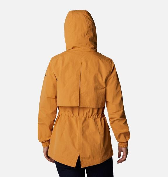 Columbia Day Trippin Rain Jacket Yellow For Women's NZ18947 New Zealand